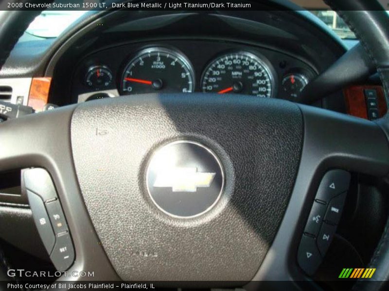 Dark Blue Metallic / Light Titanium/Dark Titanium 2008 Chevrolet Suburban 1500 LT