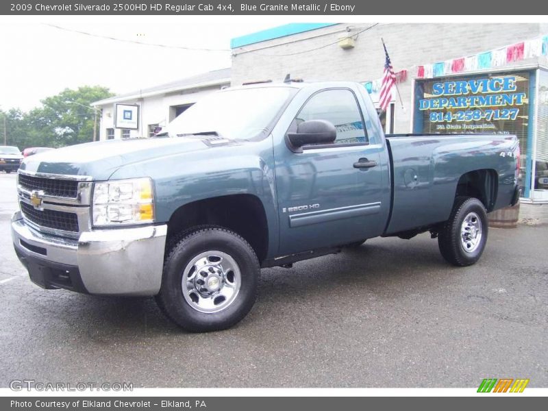 Blue Granite Metallic / Ebony 2009 Chevrolet Silverado 2500HD HD Regular Cab 4x4