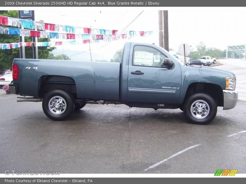 Blue Granite Metallic / Ebony 2009 Chevrolet Silverado 2500HD HD Regular Cab 4x4
