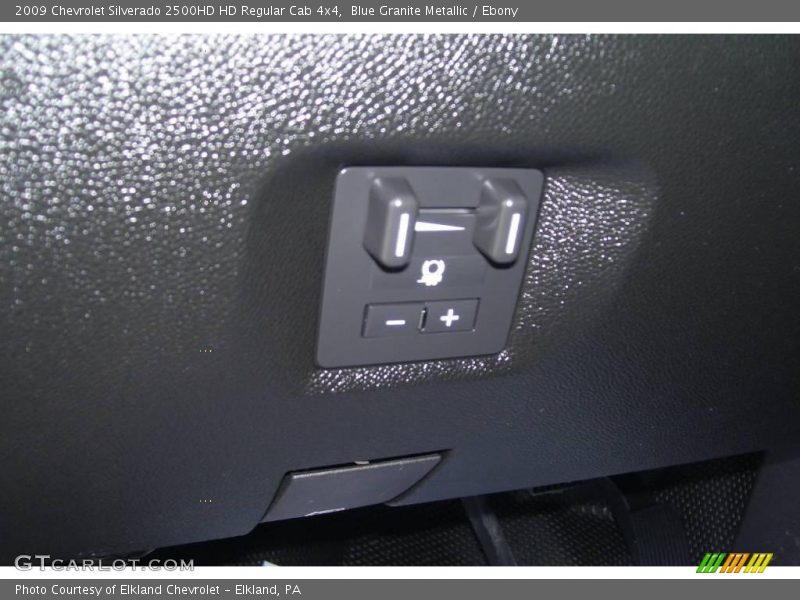 Blue Granite Metallic / Ebony 2009 Chevrolet Silverado 2500HD HD Regular Cab 4x4