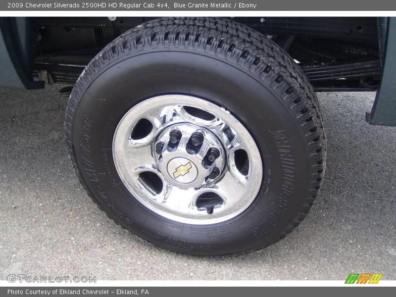Blue Granite Metallic / Ebony 2009 Chevrolet Silverado 2500HD HD Regular Cab 4x4