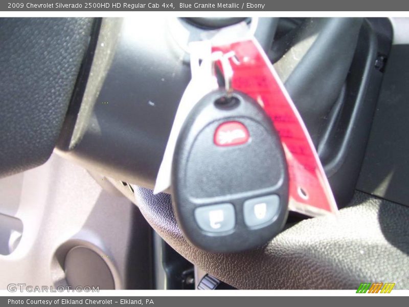 Blue Granite Metallic / Ebony 2009 Chevrolet Silverado 2500HD HD Regular Cab 4x4