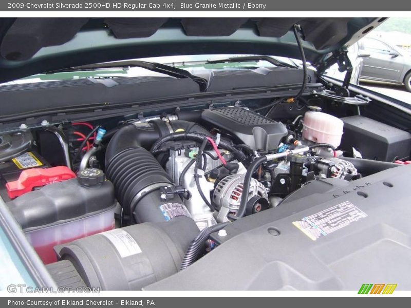Blue Granite Metallic / Ebony 2009 Chevrolet Silverado 2500HD HD Regular Cab 4x4