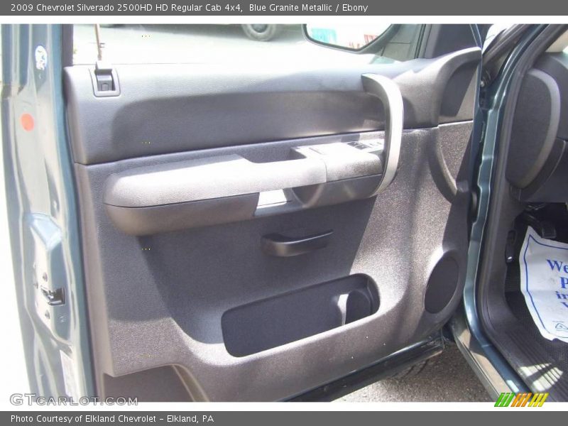 Blue Granite Metallic / Ebony 2009 Chevrolet Silverado 2500HD HD Regular Cab 4x4