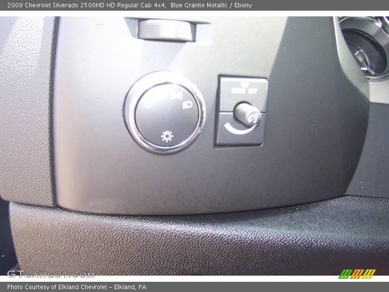 Blue Granite Metallic / Ebony 2009 Chevrolet Silverado 2500HD HD Regular Cab 4x4