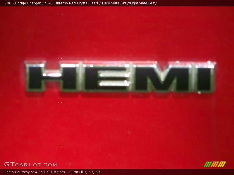 Inferno Red Crystal Pearl / Dark Slate Gray/Light Slate Gray 2006 Dodge Charger SRT-8