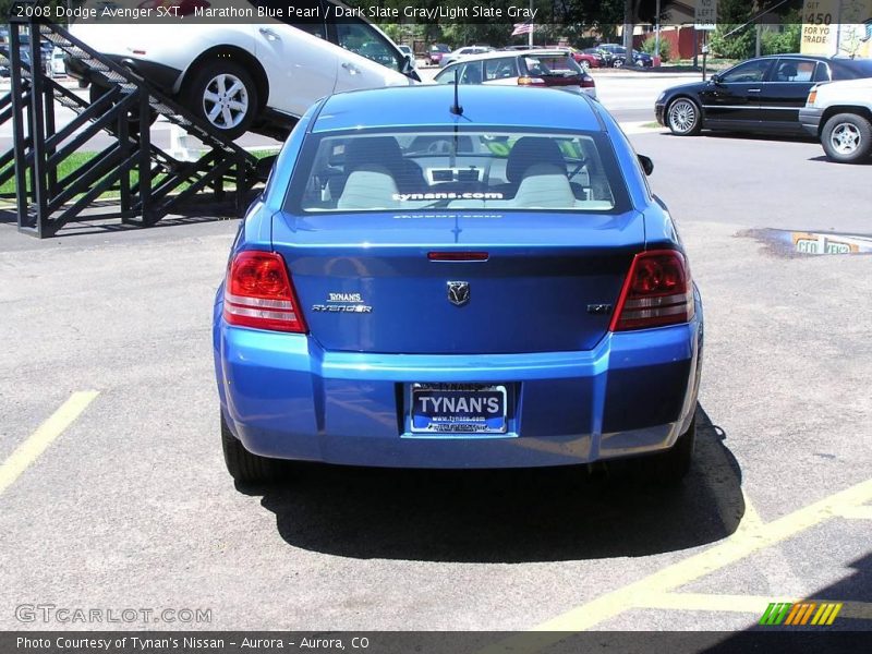Marathon Blue Pearl / Dark Slate Gray/Light Slate Gray 2008 Dodge Avenger SXT