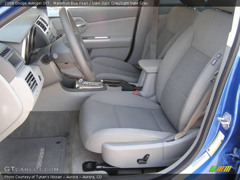 Marathon Blue Pearl / Dark Slate Gray/Light Slate Gray 2008 Dodge Avenger SXT