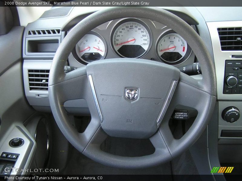 Marathon Blue Pearl / Dark Slate Gray/Light Slate Gray 2008 Dodge Avenger SXT