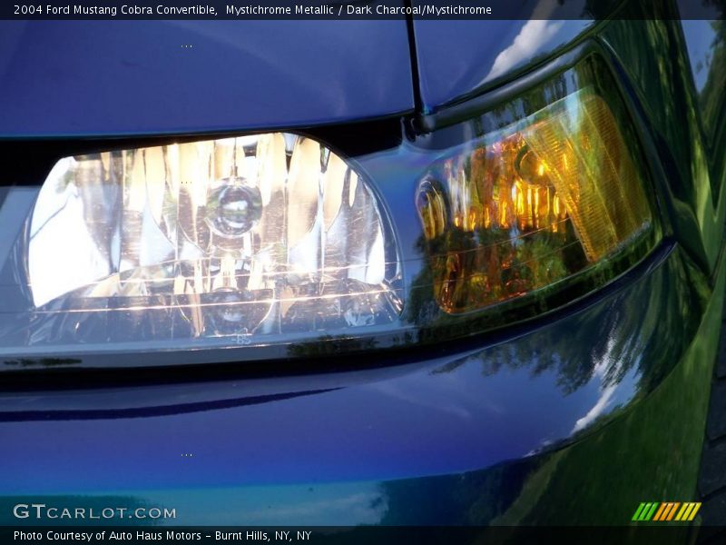 Mystichrome Metallic / Dark Charcoal/Mystichrome 2004 Ford Mustang Cobra Convertible