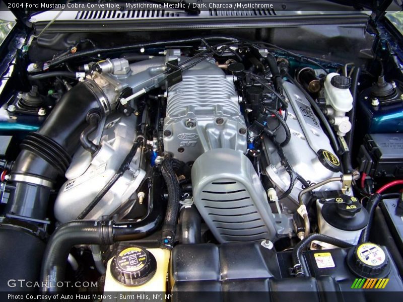  2004 Mustang Cobra Convertible Engine - 4.6 Liter SVT Supercharged DOHC 32-Valve V8