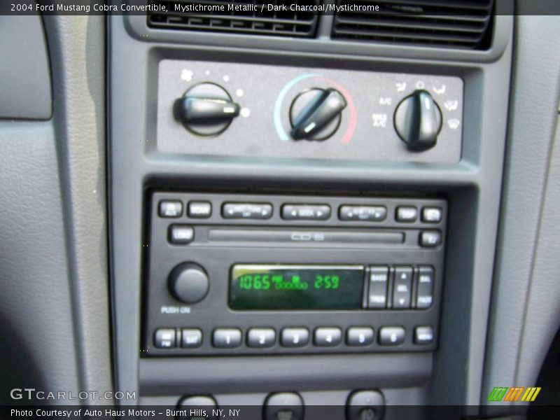 Controls of 2004 Mustang Cobra Convertible