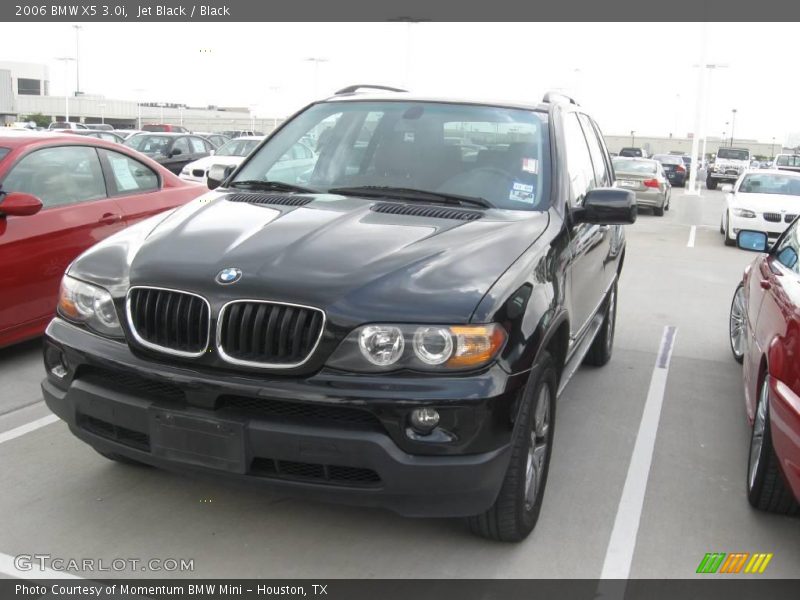 Jet Black / Black 2006 BMW X5 3.0i