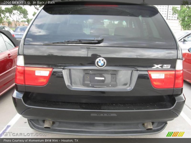 Jet Black / Black 2006 BMW X5 3.0i
