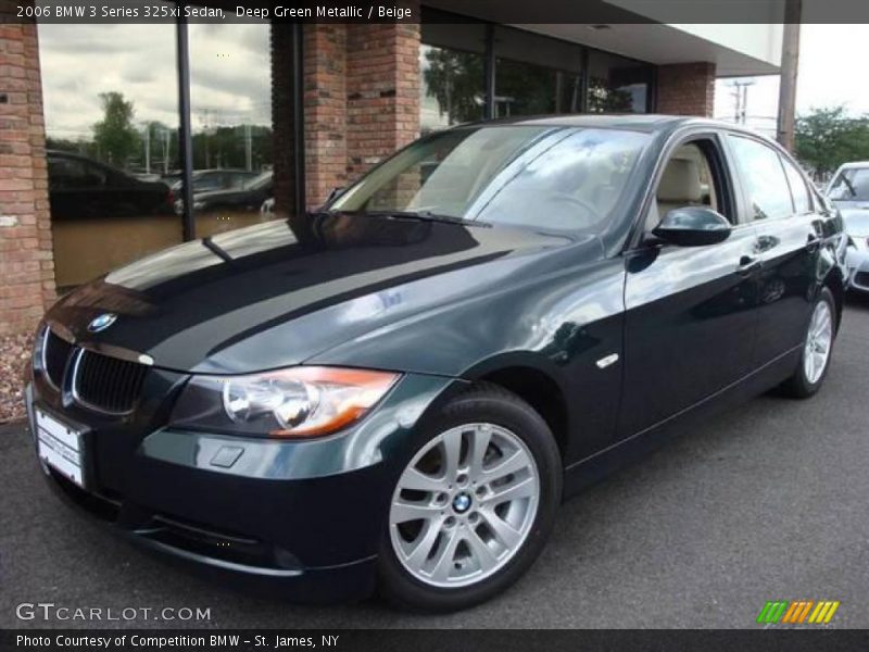 Deep Green Metallic / Beige 2006 BMW 3 Series 325xi Sedan