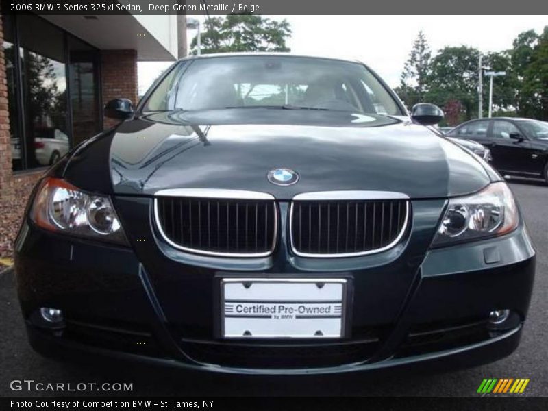 Deep Green Metallic / Beige 2006 BMW 3 Series 325xi Sedan