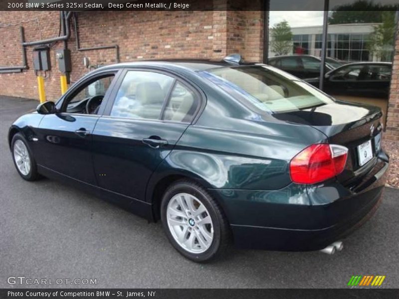 Deep Green Metallic / Beige 2006 BMW 3 Series 325xi Sedan