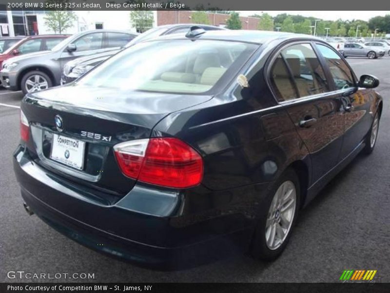 Deep Green Metallic / Beige 2006 BMW 3 Series 325xi Sedan