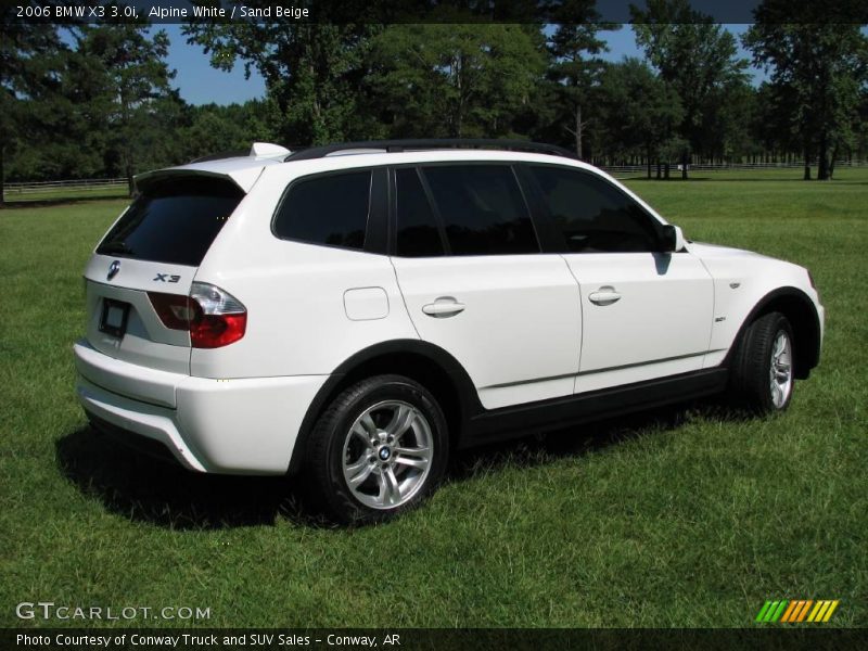 Alpine White / Sand Beige 2006 BMW X3 3.0i