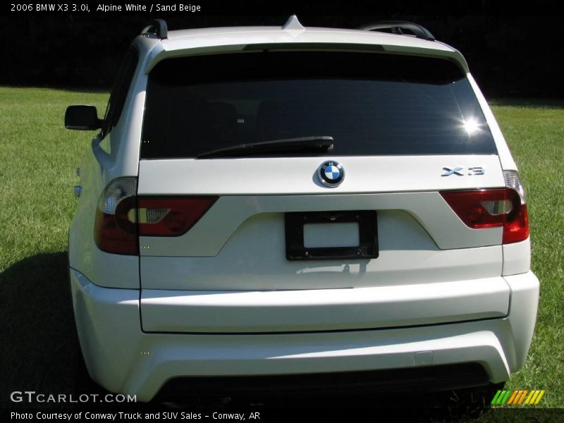 Alpine White / Sand Beige 2006 BMW X3 3.0i