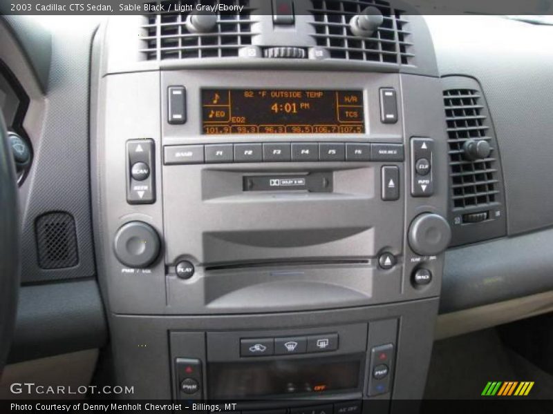 Sable Black / Light Gray/Ebony 2003 Cadillac CTS Sedan