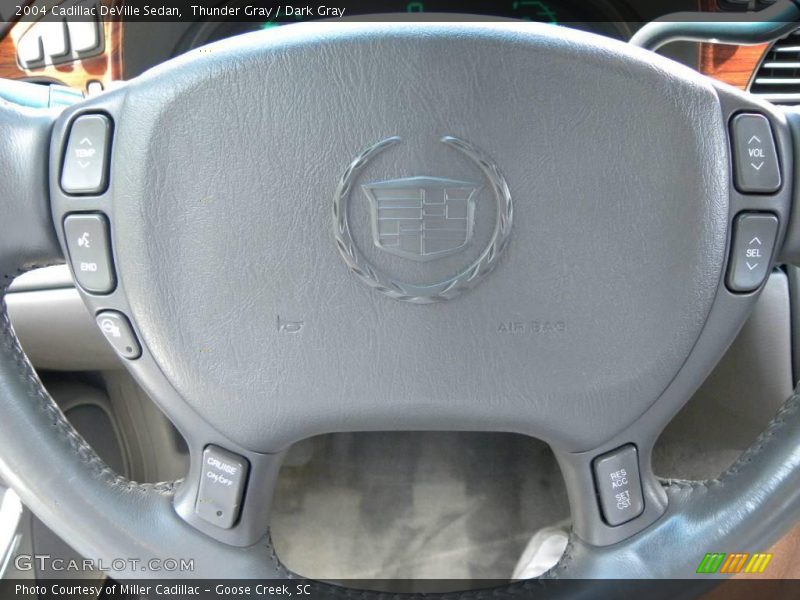 Thunder Gray / Dark Gray 2004 Cadillac DeVille Sedan