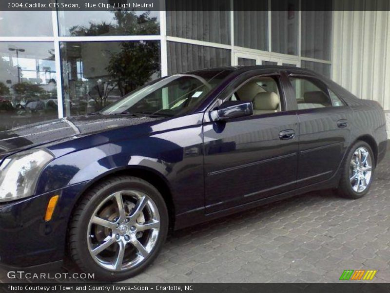 Blue Chip / Light Neutral 2004 Cadillac CTS Sedan