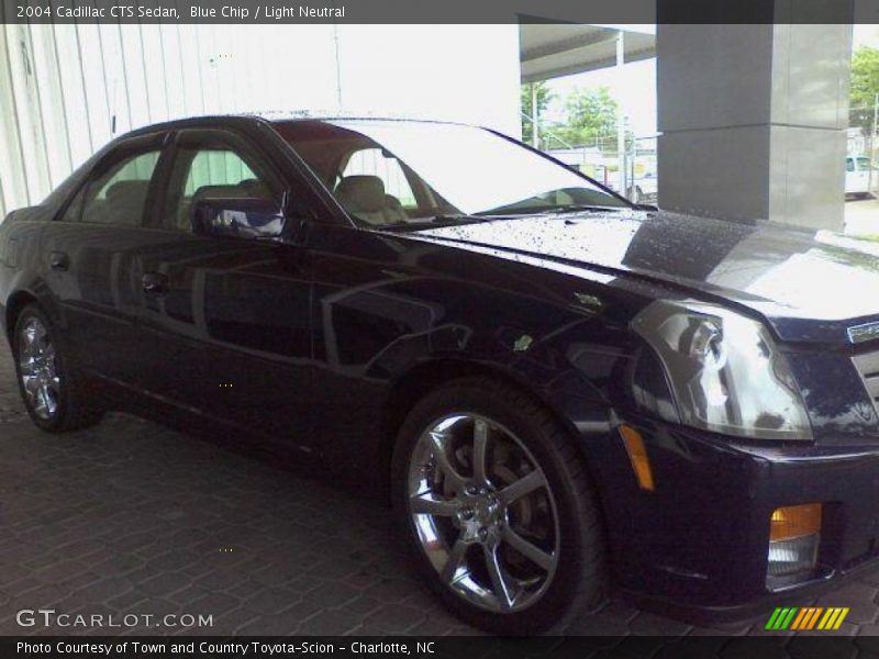 Blue Chip / Light Neutral 2004 Cadillac CTS Sedan