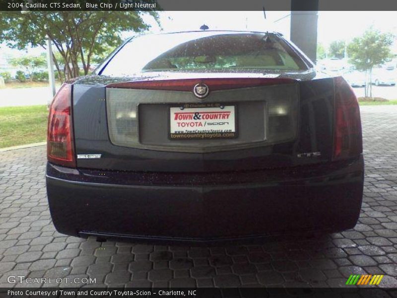 Blue Chip / Light Neutral 2004 Cadillac CTS Sedan