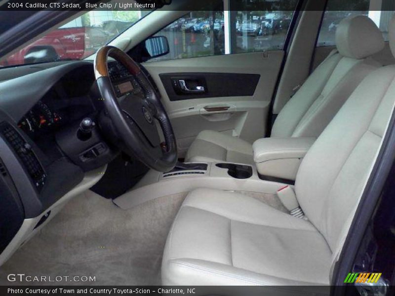 Blue Chip / Light Neutral 2004 Cadillac CTS Sedan