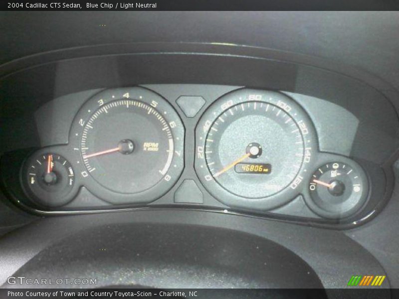 Blue Chip / Light Neutral 2004 Cadillac CTS Sedan
