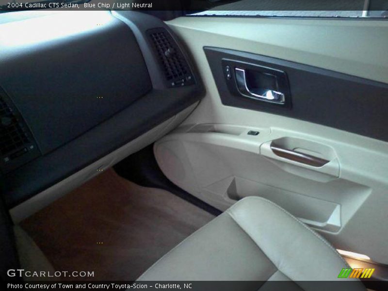 Blue Chip / Light Neutral 2004 Cadillac CTS Sedan