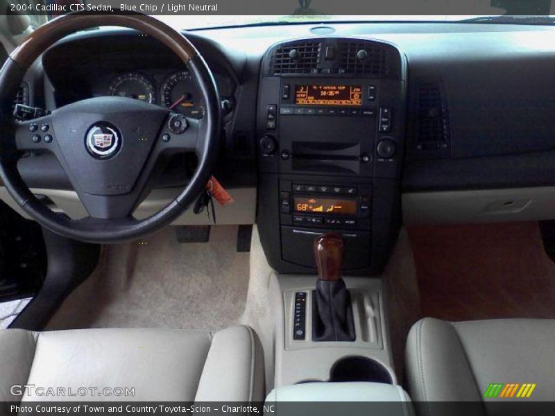 Blue Chip / Light Neutral 2004 Cadillac CTS Sedan