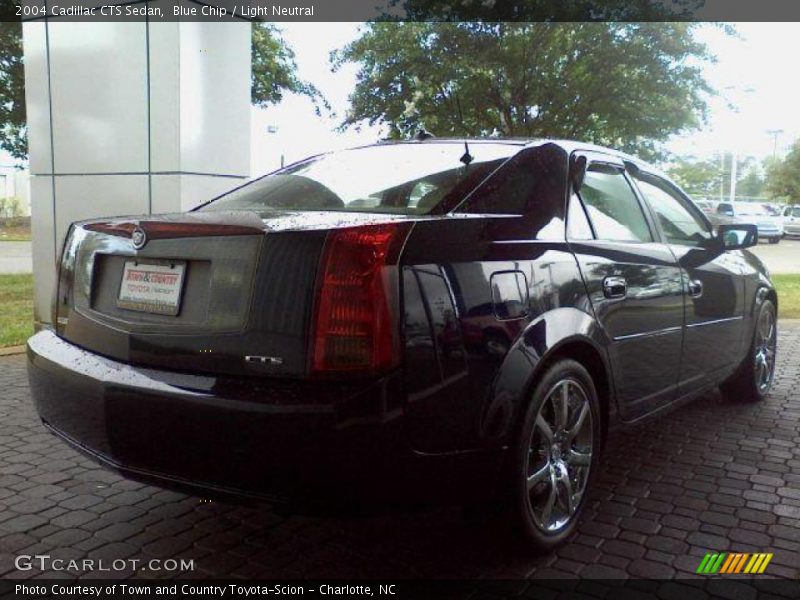 Blue Chip / Light Neutral 2004 Cadillac CTS Sedan