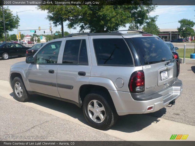 Silverstone Metallic / Light Gray 2005 Chevrolet TrailBlazer LS 4x4