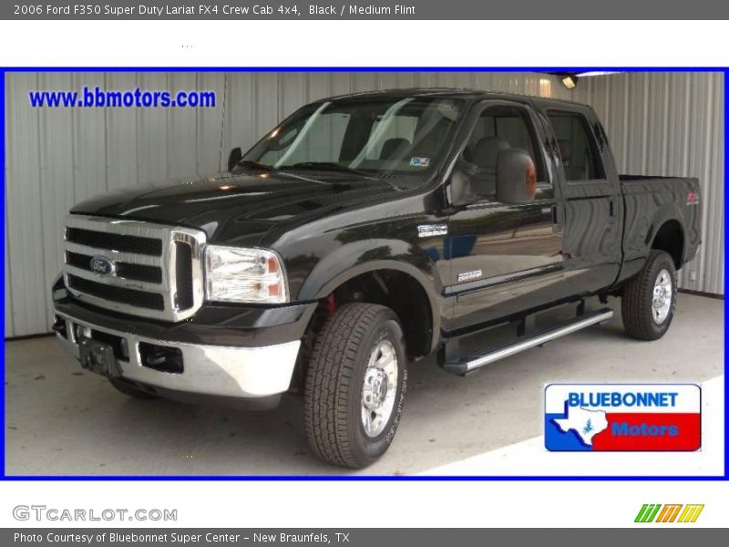 Black / Medium Flint 2006 Ford F350 Super Duty Lariat FX4 Crew Cab 4x4