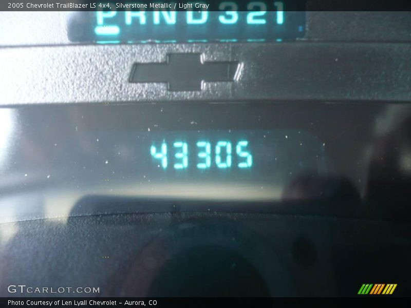 Silverstone Metallic / Light Gray 2005 Chevrolet TrailBlazer LS 4x4