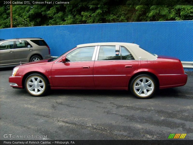Crimson Pearl / Cashmere 2006 Cadillac DTS
