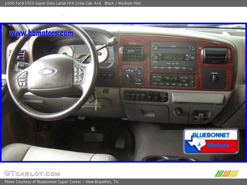 Black / Medium Flint 2006 Ford F350 Super Duty Lariat FX4 Crew Cab 4x4