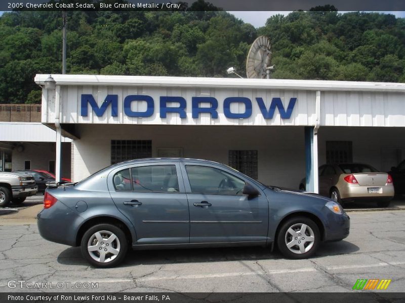 Blue Granite Metallic / Gray 2005 Chevrolet Cobalt Sedan