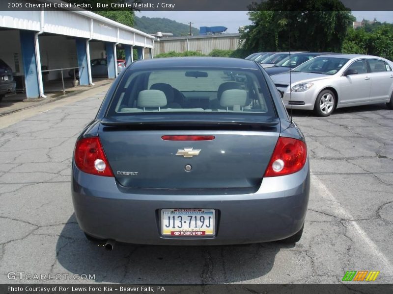 Blue Granite Metallic / Gray 2005 Chevrolet Cobalt Sedan