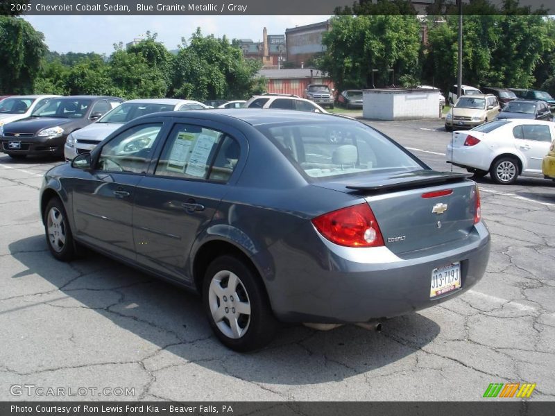 Blue Granite Metallic / Gray 2005 Chevrolet Cobalt Sedan