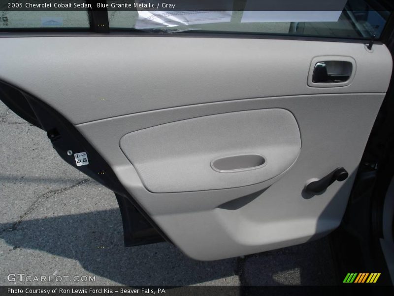 Blue Granite Metallic / Gray 2005 Chevrolet Cobalt Sedan