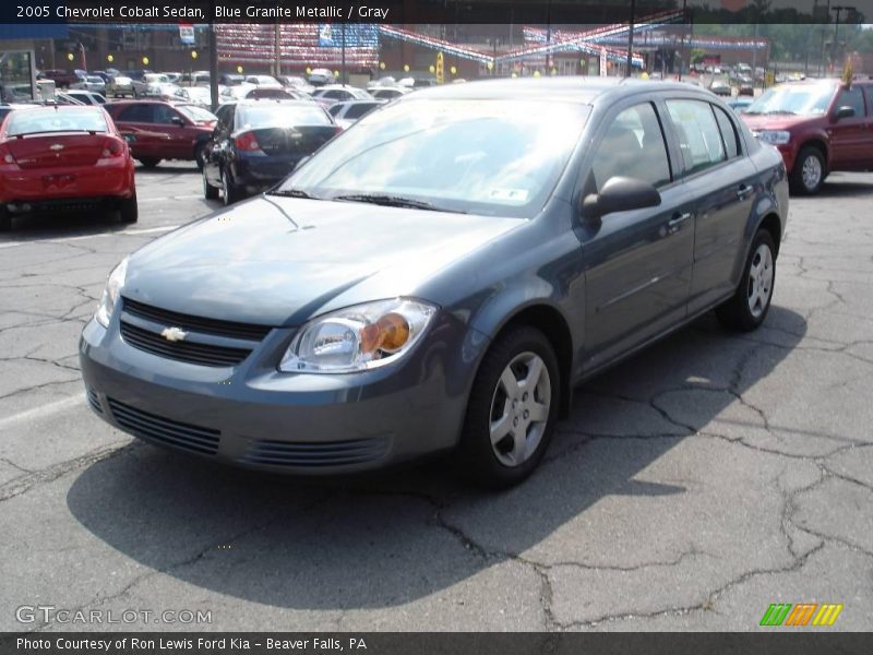 Blue Granite Metallic / Gray 2005 Chevrolet Cobalt Sedan