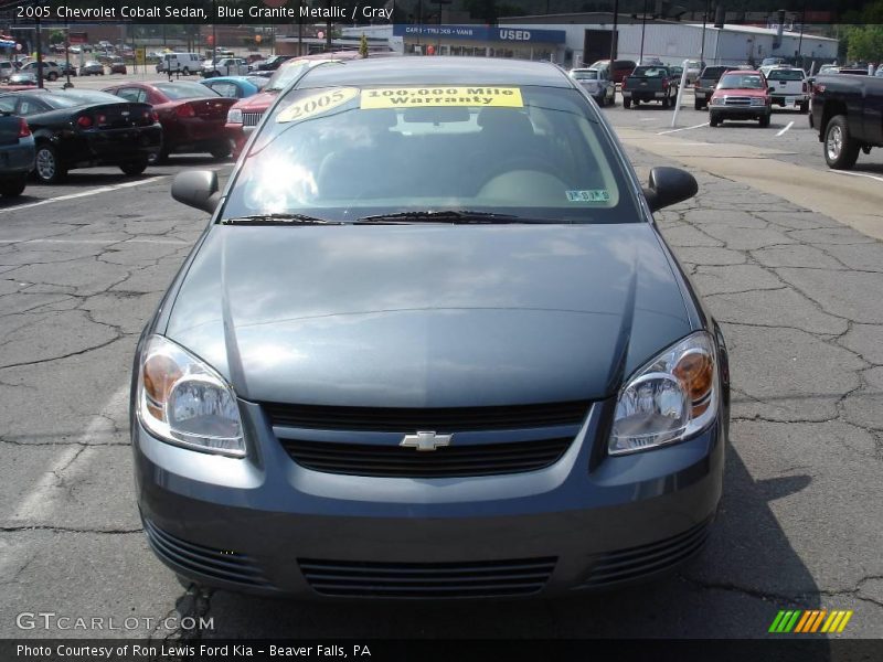 Blue Granite Metallic / Gray 2005 Chevrolet Cobalt Sedan