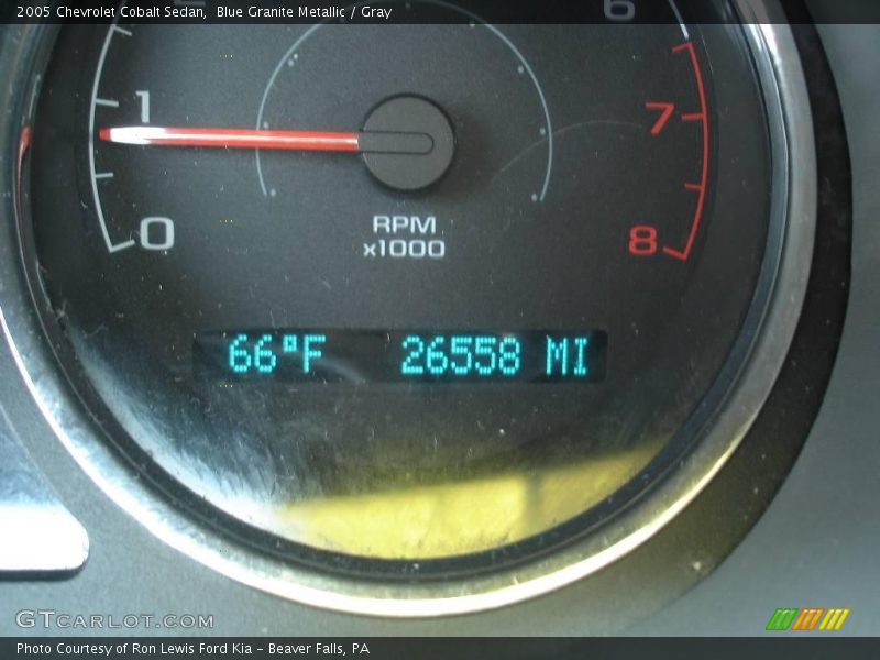 Blue Granite Metallic / Gray 2005 Chevrolet Cobalt Sedan