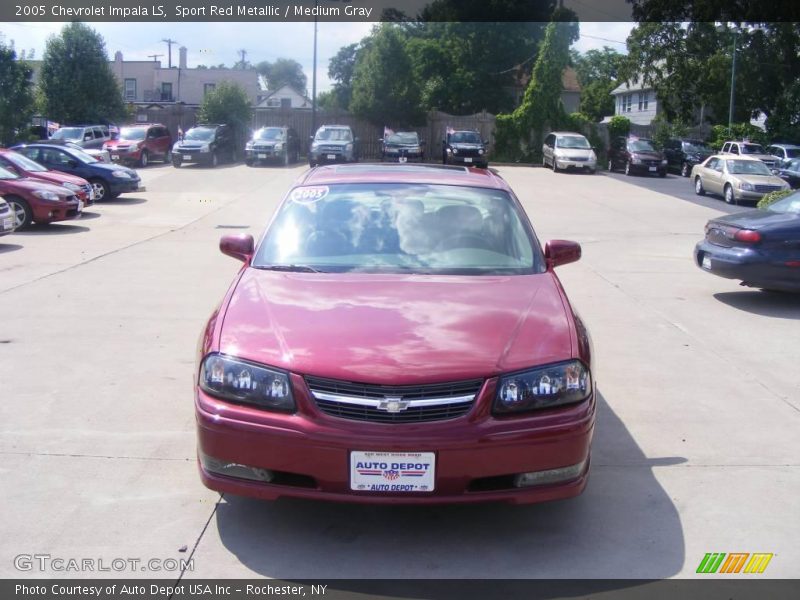 Sport Red Metallic / Medium Gray 2005 Chevrolet Impala LS