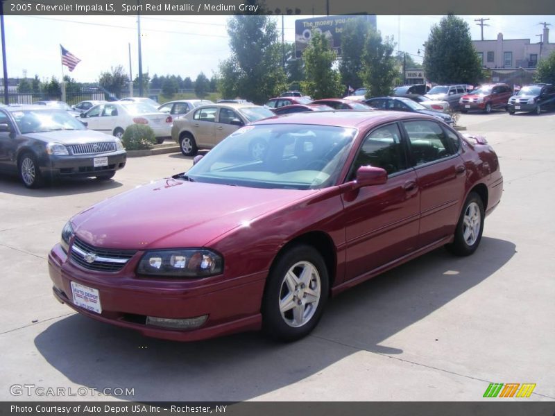 Sport Red Metallic / Medium Gray 2005 Chevrolet Impala LS