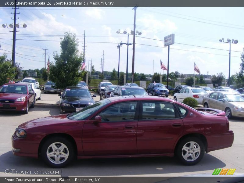 Sport Red Metallic / Medium Gray 2005 Chevrolet Impala LS