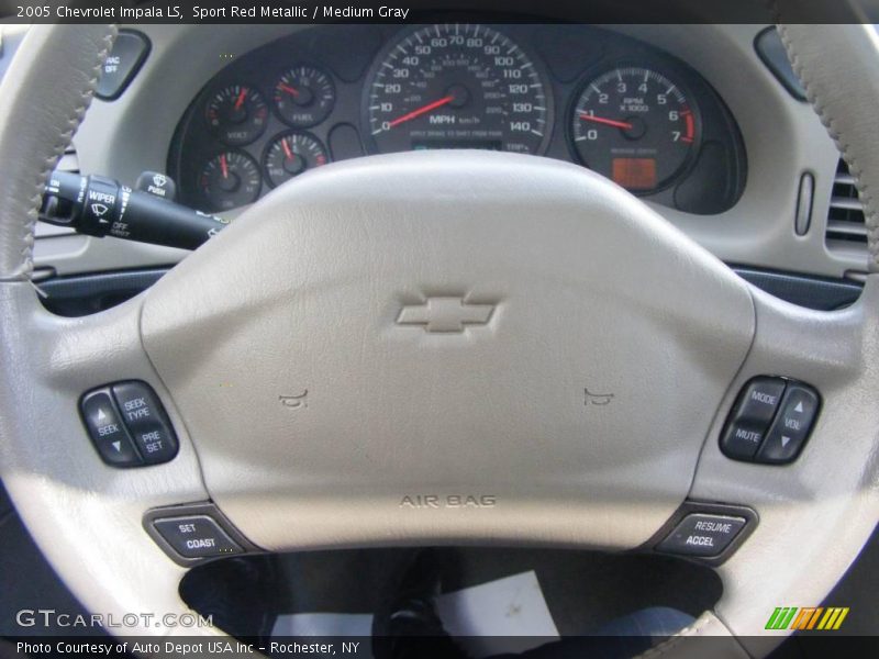 Sport Red Metallic / Medium Gray 2005 Chevrolet Impala LS